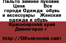 Пальто зимнее пуховик › Цена ­ 2 500 - Все города Одежда, обувь и аксессуары » Женская одежда и обувь   . Красноярский край,Дивногорск г.